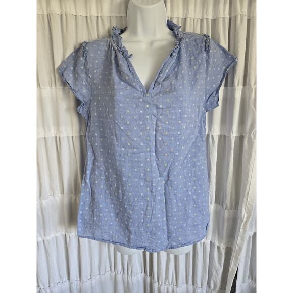 Rungolee Women XS Kassidy Petit Daisy Boho Peasant Blouse Top Relaxed Fit Beachy - Picture 2 of 8